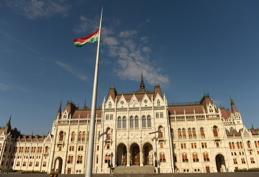 The Hungarian Parliament Building, Budapest, Hungari