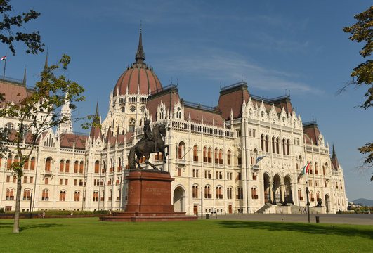 The Hungarian Parliament Building, Budapest, Hungari