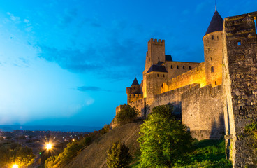 Castle of the city of Carcassonne
