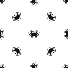 Obraz premium Crab pattern seamless black
