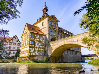 Old Town Hall on the bridge, Bamberg, Germany