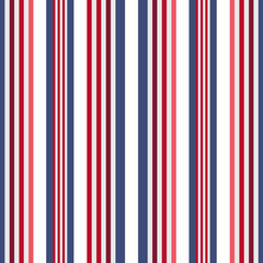 Retro usa Color style seamless stripes pattern. Abstract vector background.