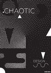 Modern colored stylish abstract poster