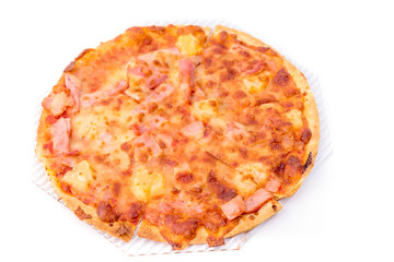 Delicious pizza isolated