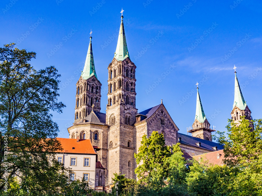 Wall mural bamberg cathedral, germany