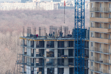 construction site production construction architecture