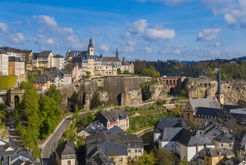 Fototapeta premium Luxembourg city cityscape