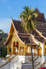Haw Pha Bang temple in Luang Prabang, Laos