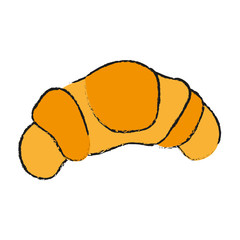 Bread of bakery food and shop theme Isolated design Vector illustration