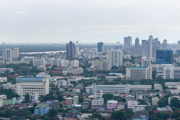 Fototapeta na wymiar Cityscape view of Bangkok, Thailand