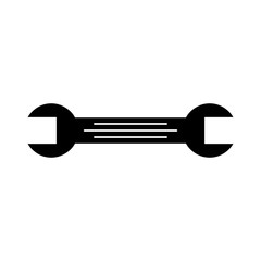 tool wrench repair mechanic equipment icon vector illustration