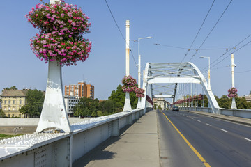 Fototapeta na wymiar Bridge in Szeged