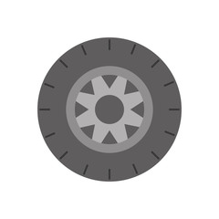car wheel service concept vehicle maintenance road vector illustration
