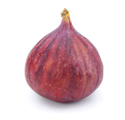 Figs fruits isolated on white. Clipping Path