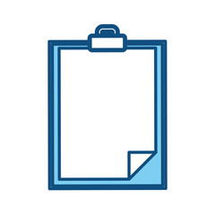 colorful writing board over white background vector illustration