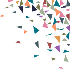 vector background with color triangles
