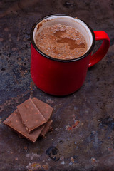 Hot chocolate in mug