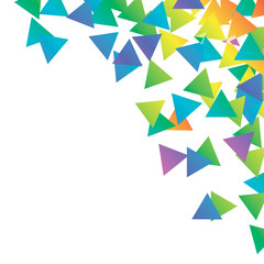 vector background with color triangles