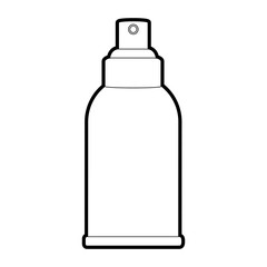 Cream bottle of healthy lifestyle and skincare theme Isolated design Vector illustration