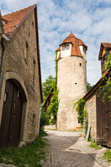 Medieval defense tower in Sulfeld am Main