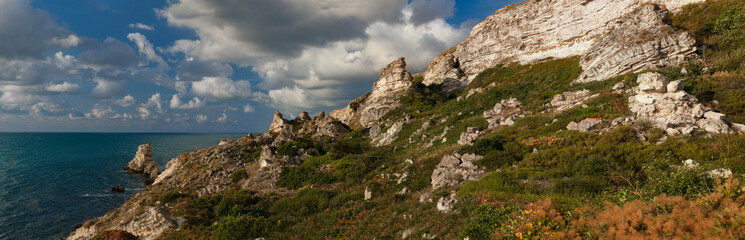 Jangul (Landslide coastline at Cape Tarkhankut, Crimea)