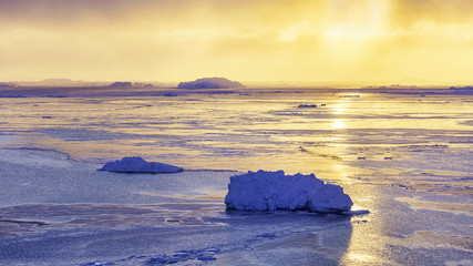 Illulissat at sunset