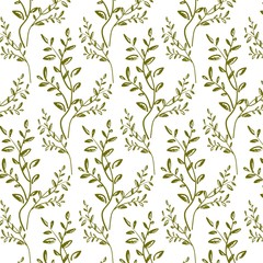 Vector nature seamless pattern