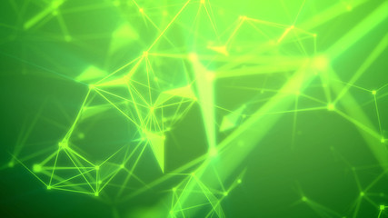 Cyber travel through the abstract green network
