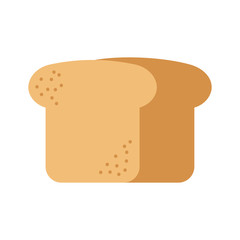 bread wheat fresh bakery pastry product food vector illustration