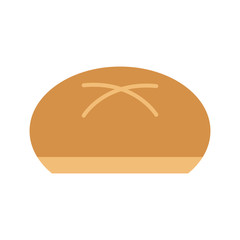 whole bread bakery product food fresh vector illustration