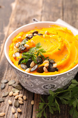 carrot and pumpkin puree