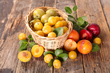 fresh plums
