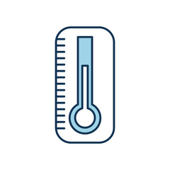 thermometer medical instrument care health vector illustration