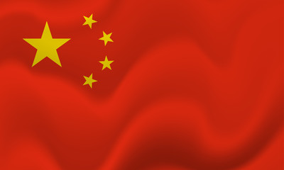 China flag background. Vector illustration.