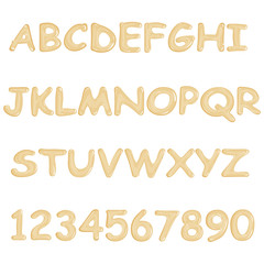 White chocolate font