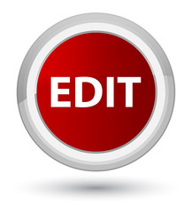 Edit prime red round button
