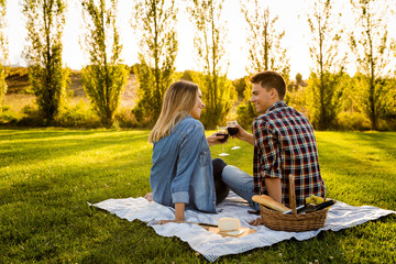 Making a summer picnic