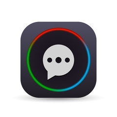 Dark MultiColor Web Button