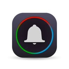 Dark MultiColor Web Button