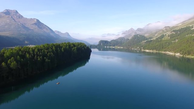 Engadine Valley - Lake of Sils, Engadin/Segl