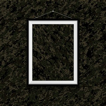 Camouflage textile photo on camouflage textile wall - army colors template