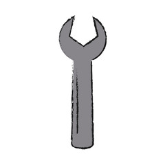 Wrench tool isolated icon vector illustration graphic design