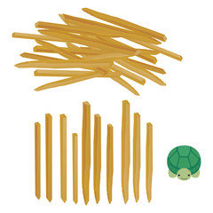 芋けんぴとカメ