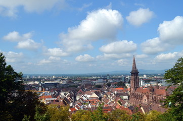 Obraz premium Freiburg im Breisgau im Spätsommer