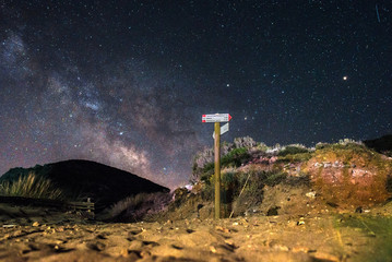 Fototapeta premium Sardegna, Cala Domestica, notturna