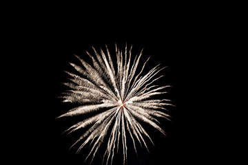 Naklejka premium White Fireworks