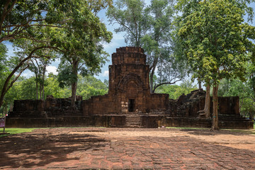 カンチャナブリの遺跡プラサート・ムアン・シン歴史公園