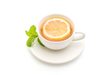 hot lemon tea