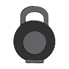 Gym dumbbell weight icon vector illustration graphic design