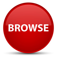 Browse special red round button